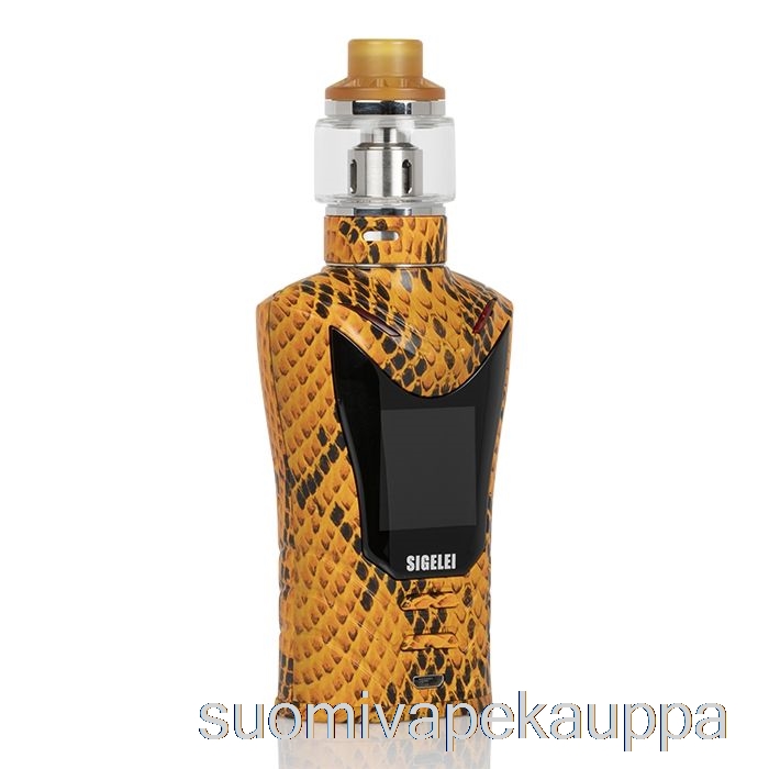 Vape Nesteet Sigelei Sobra 198w Tc Aloitussarja Serpentiini Keltainen